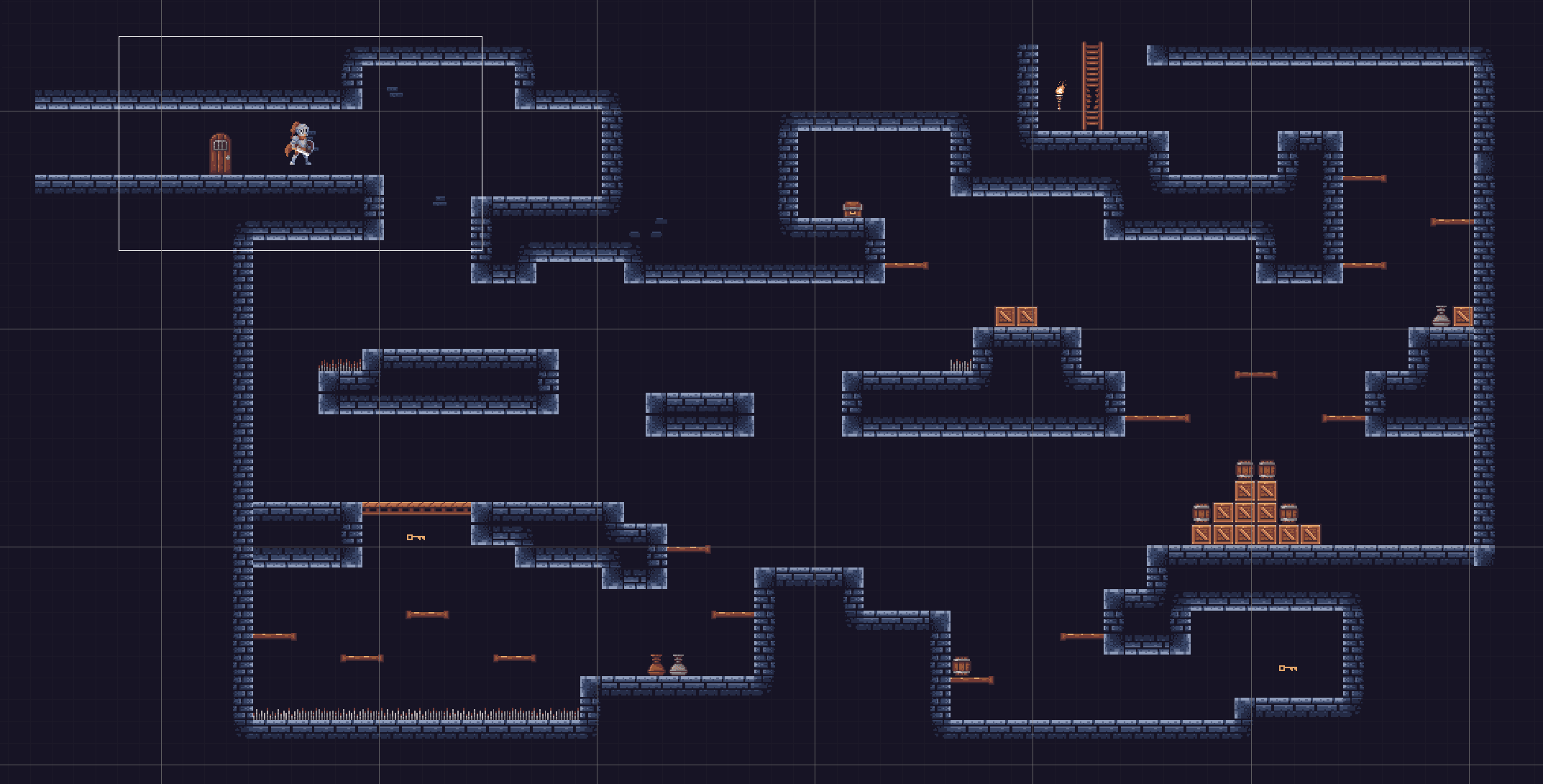 Design for one of the levels.